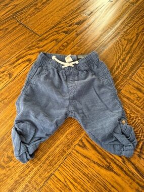 H&M Toddler Blue Drawstring Pull-On Pants
